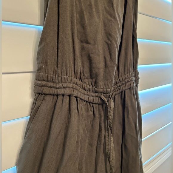 Aritzia Talula Olive Green Strapless Jumpsuit with Elastic Waist (XXS) - Picture 2 of 2